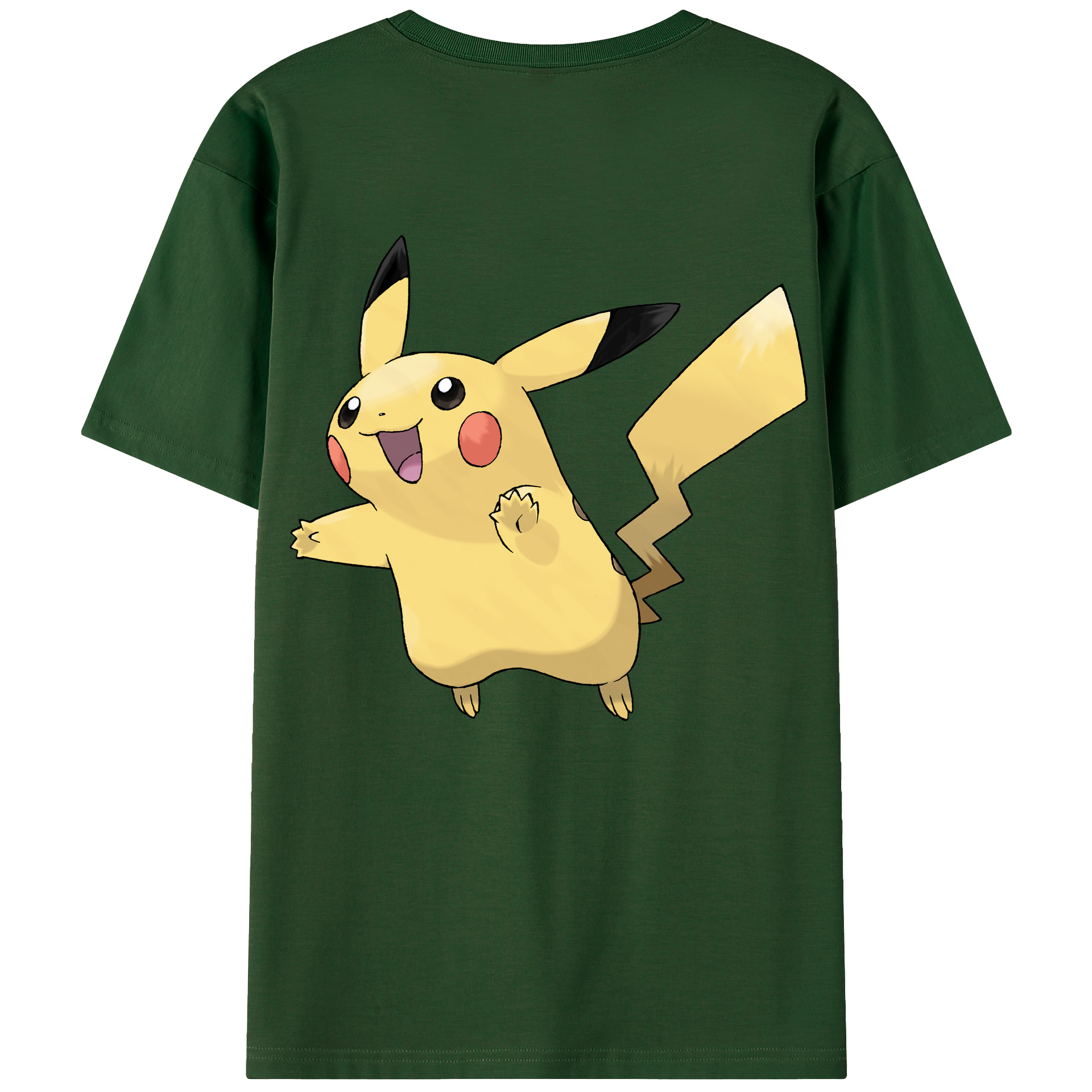 （画像用） ポケットモンスター Pokémon 綿100％半袖Tシャツ（背面プリント）